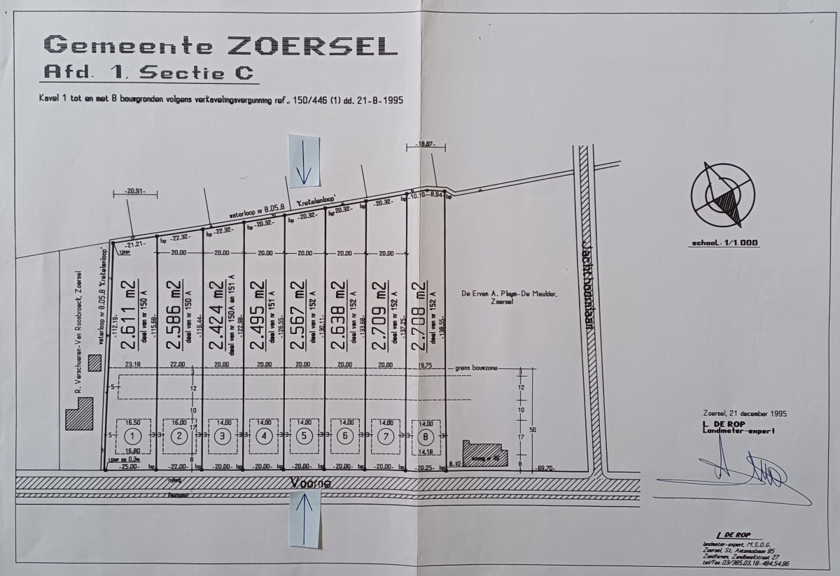 Bouwgrond 2567m² te koop te Voorne 41, 2980 Zoersel