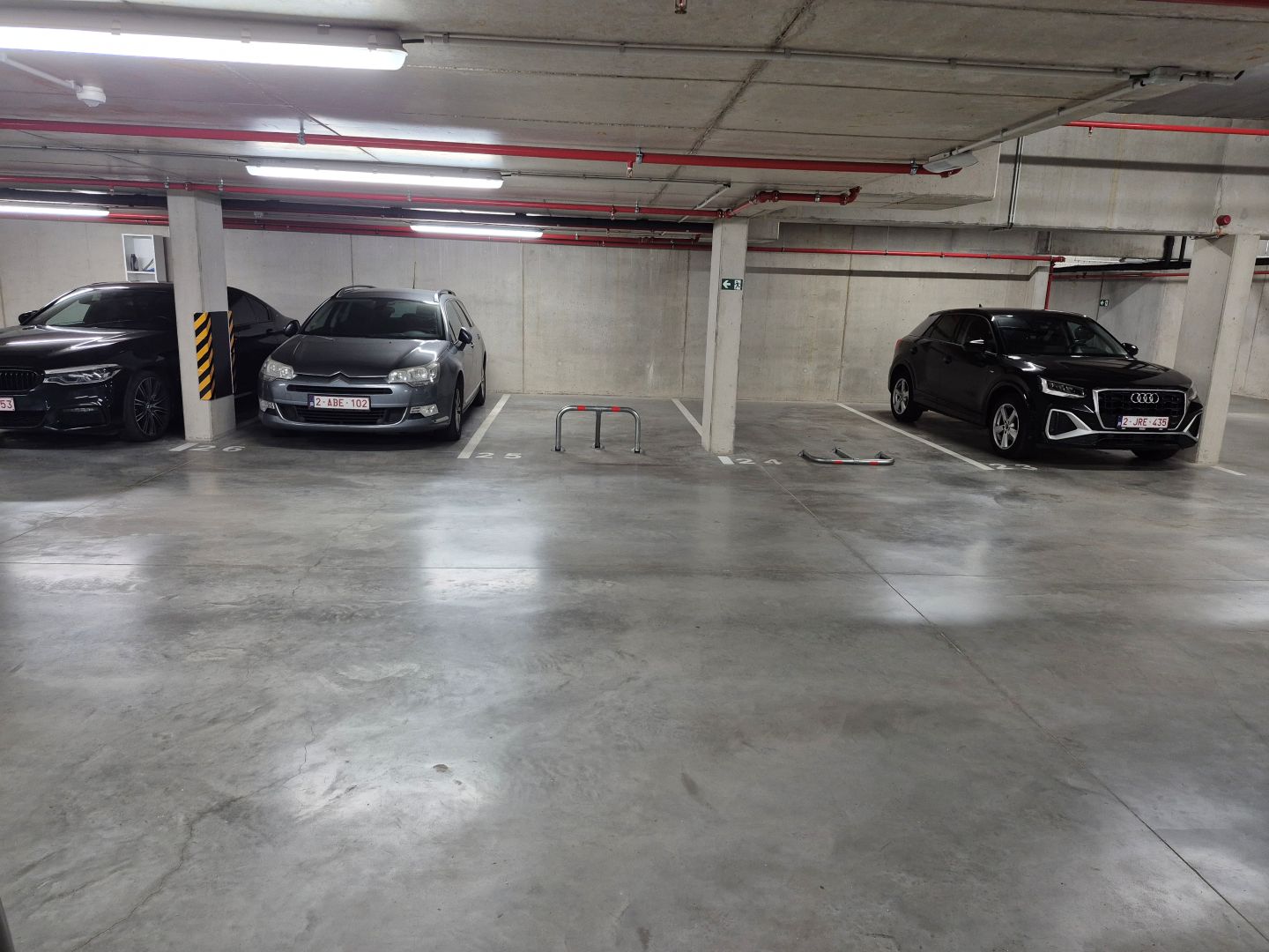 Ondergrondse garageplaats in het centrum van Brugge