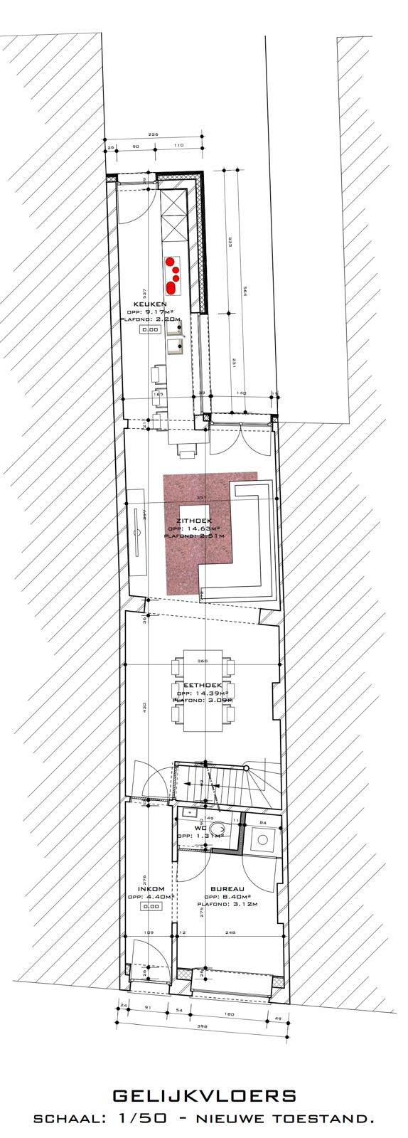 Rijwoning te huur