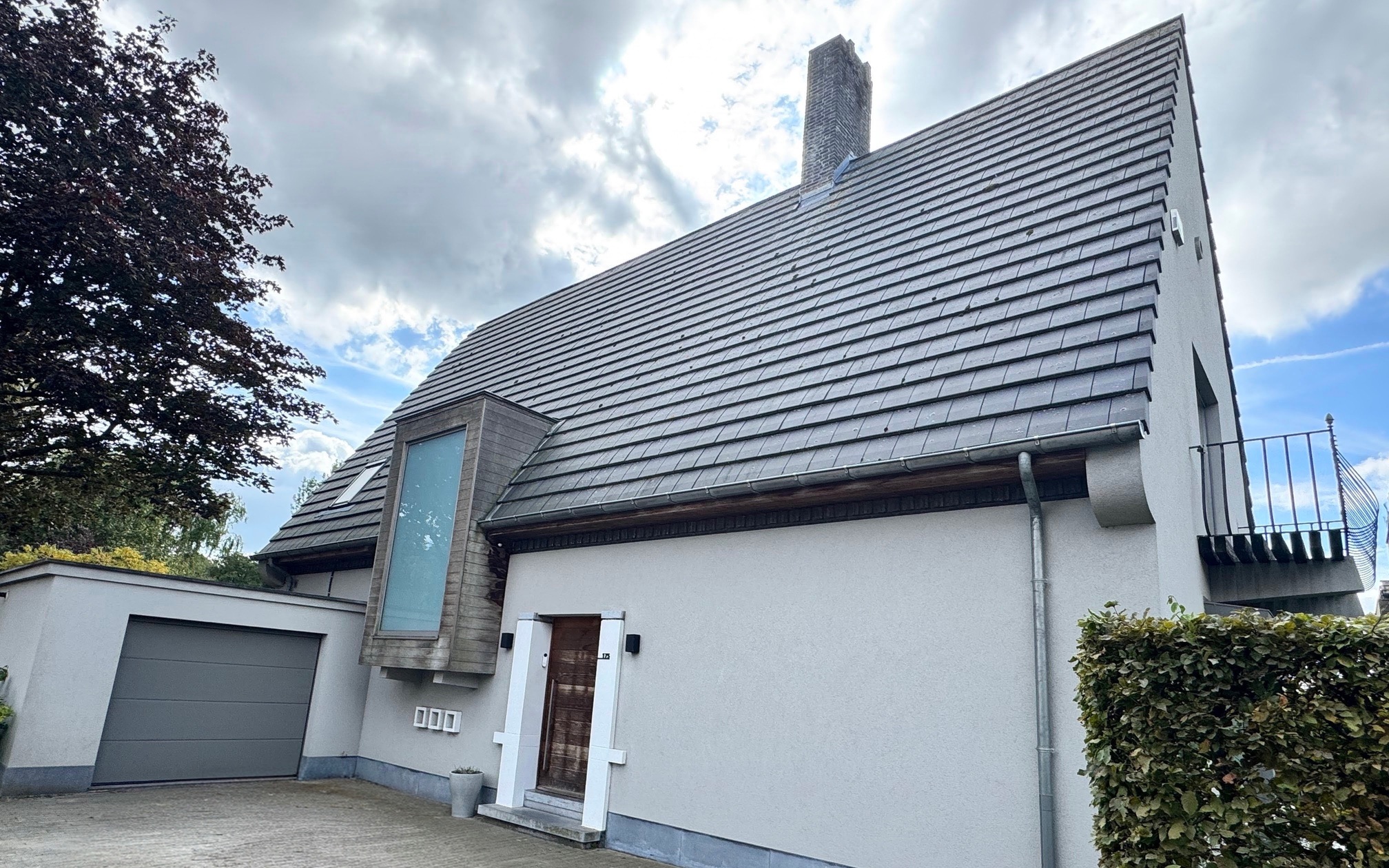 Afgewerkte villa in Eke van architect Juliaan Lampens